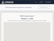 Tablet Screenshot of lenaea.org